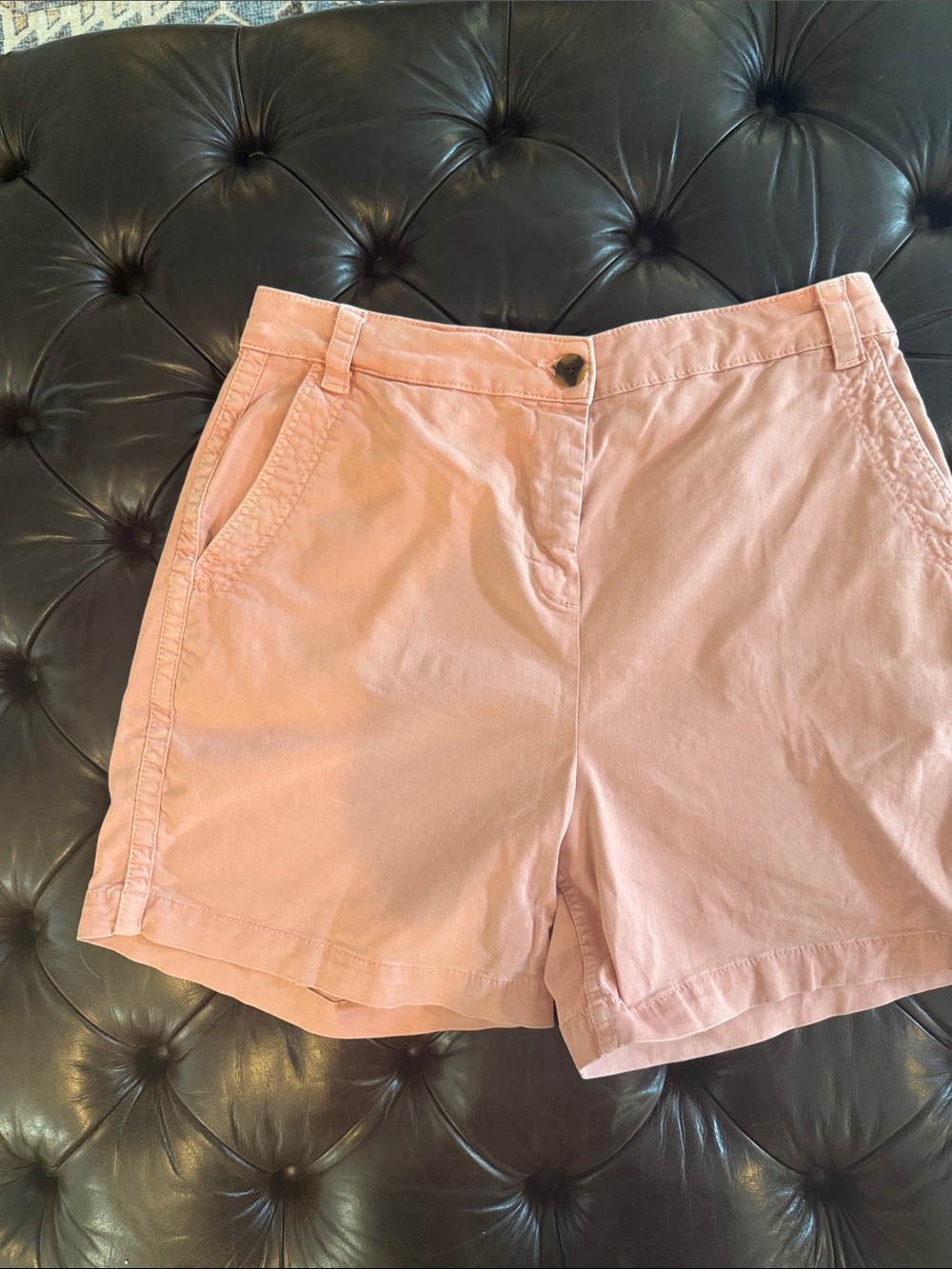 Boden Pale Pink Cotton Bermuda Shorts